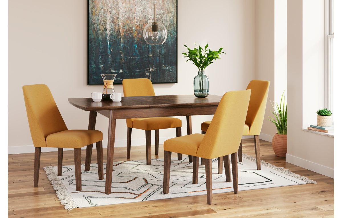 Lyncott Dining Table and 4 Chairs