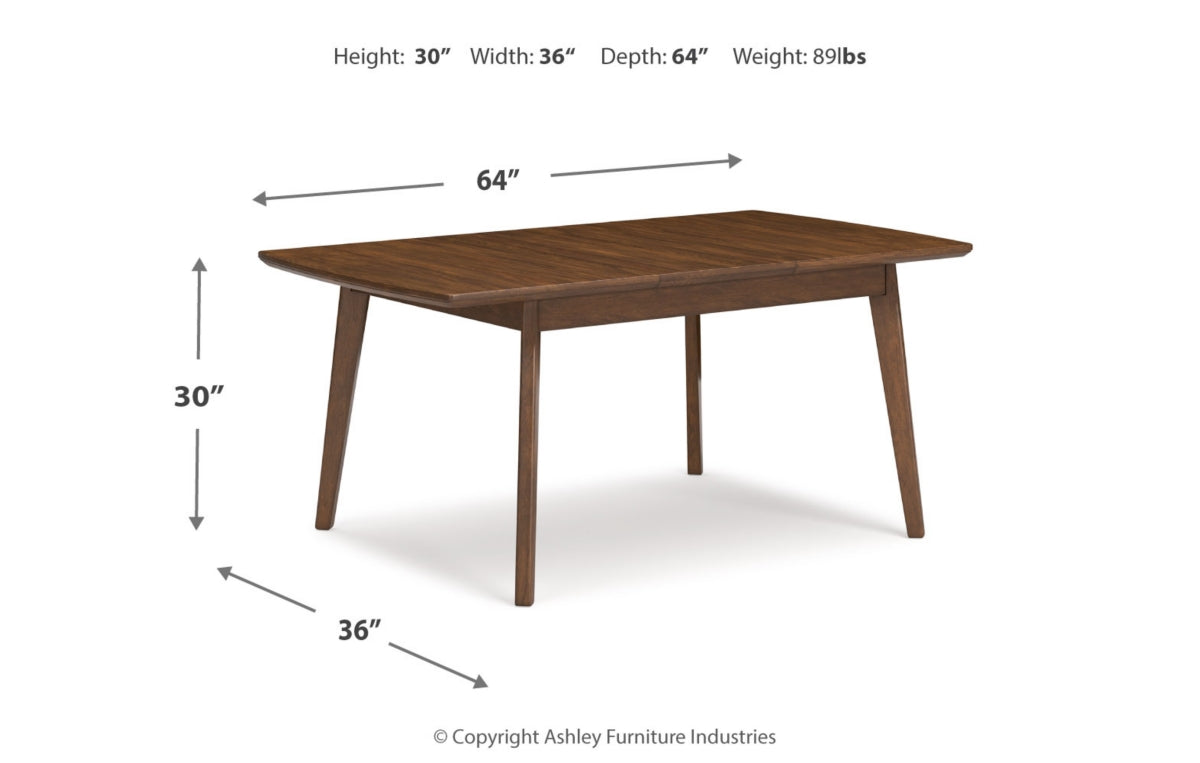 Lyncott Dining Table and 4 Chairs