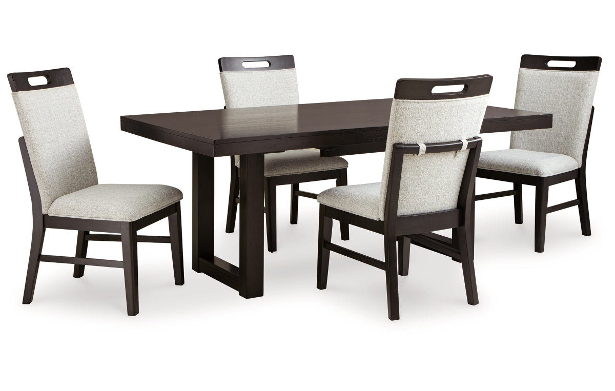 Neymorton Dining Table and 4 Chairs