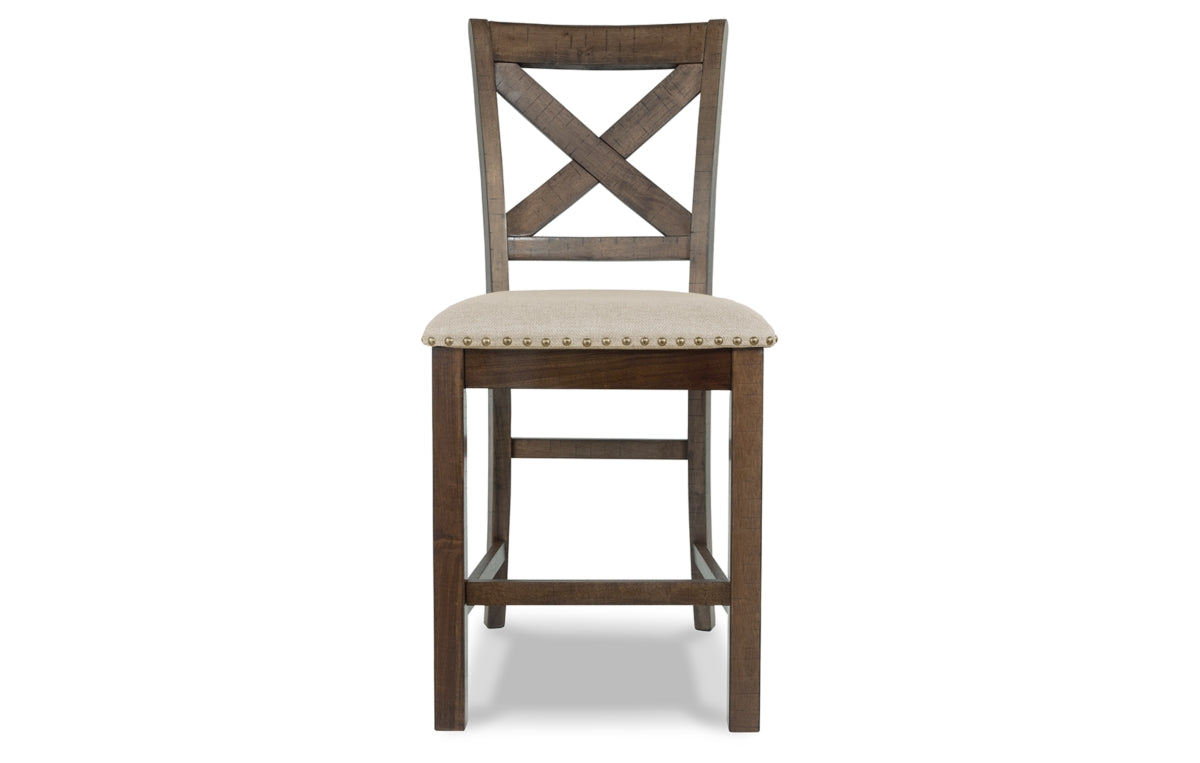 Moriville Counter Height Dining Table and 6 Barstools