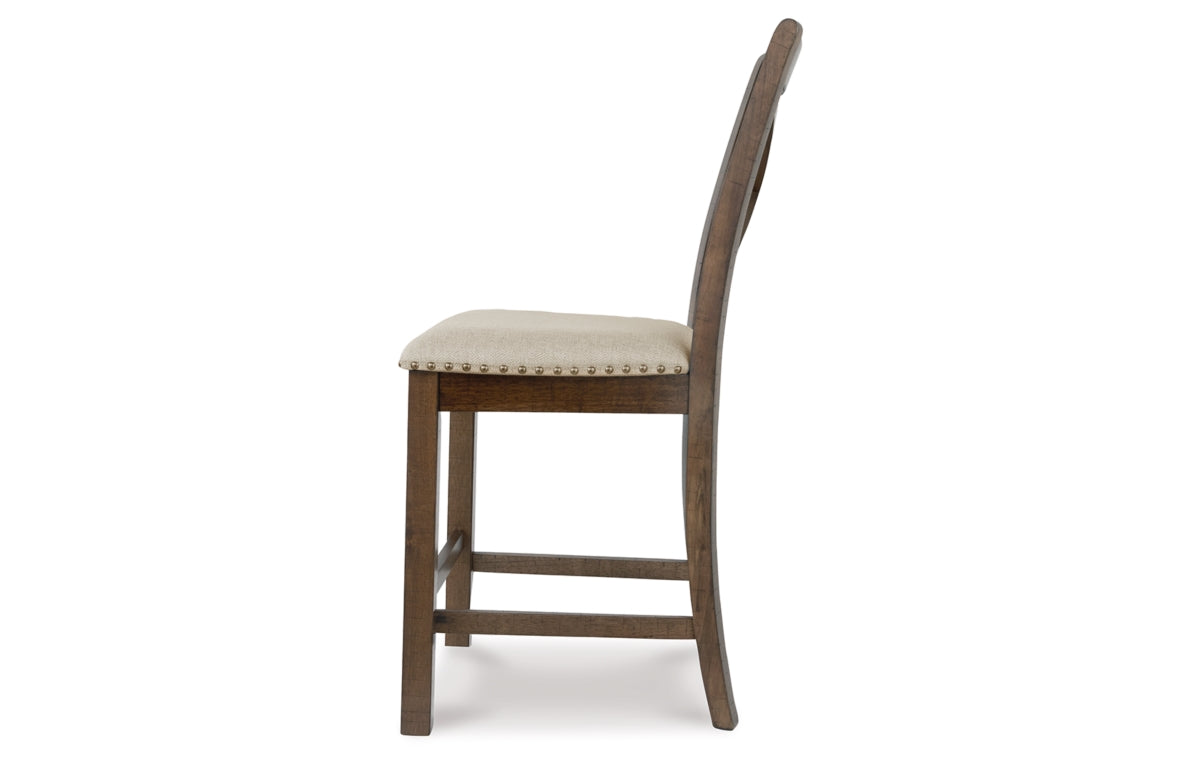Moriville Counter Height Dining Table and 6 Barstools