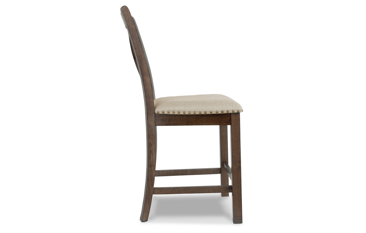 Moriville Counter Height Dining Table and 6 Barstools