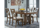 Moriville Dining Table and 4 Chairs