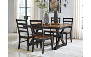 Wildenauer Dining Table and 4 Chairs