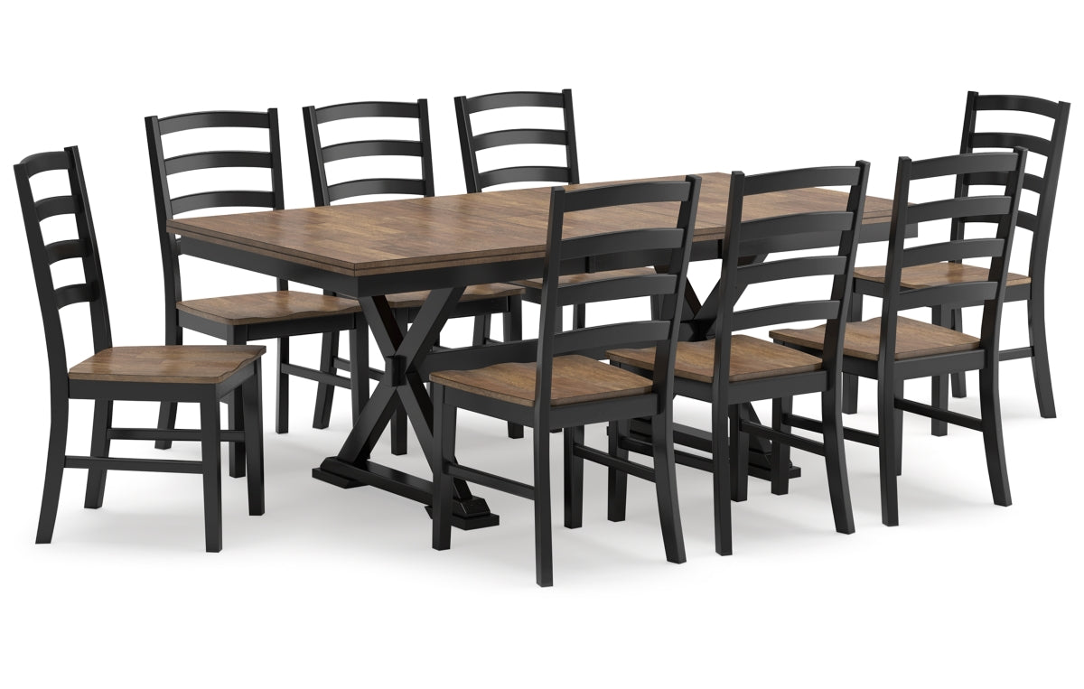 Wildenauer Dining Table and 8 Chairs