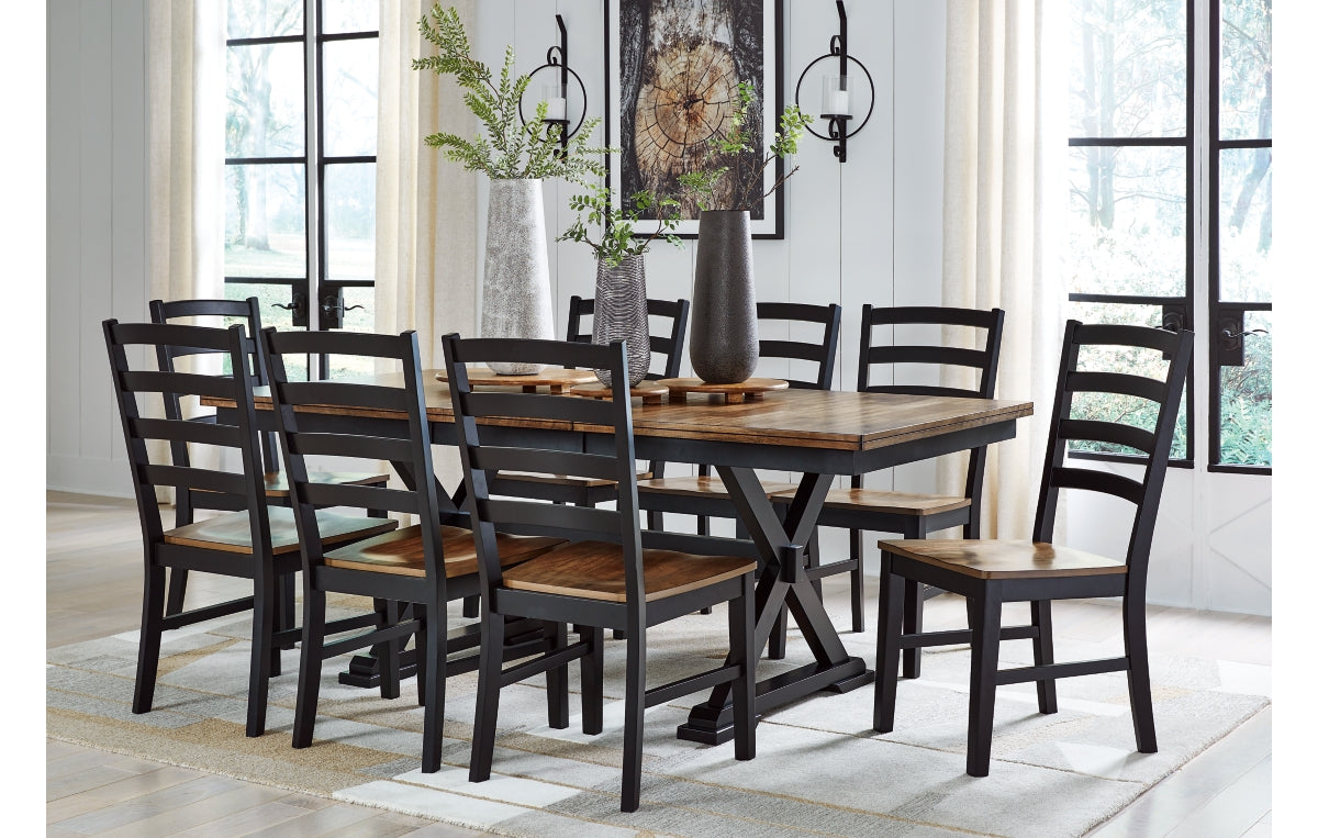 Wildenauer Dining Table and 8 Chairs