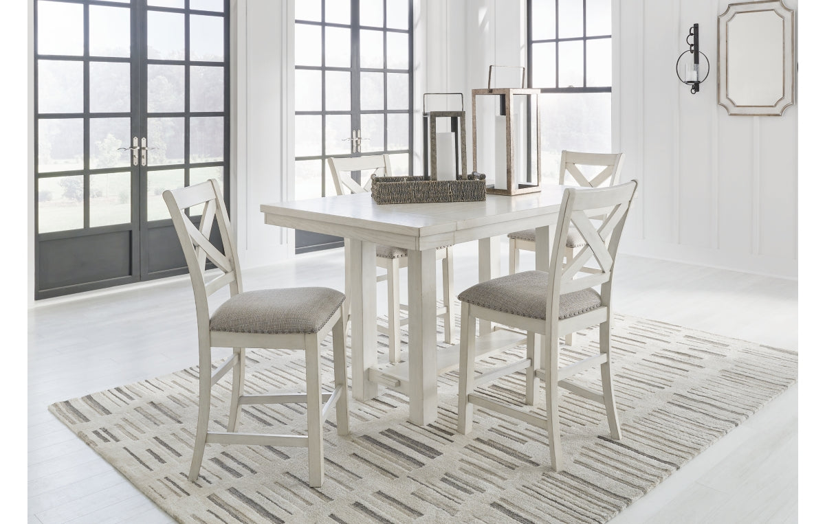 Robbinsdale Counter Height Dining Table and 4 Barstools