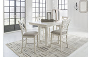 Robbinsdale Counter Height Dining Table and 4 Barstools