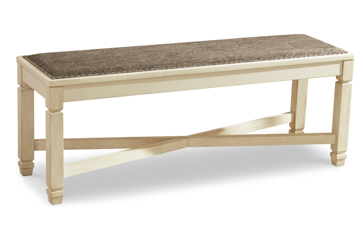 Bolanburg Dining Table and 2 Chairs and 2 Benches