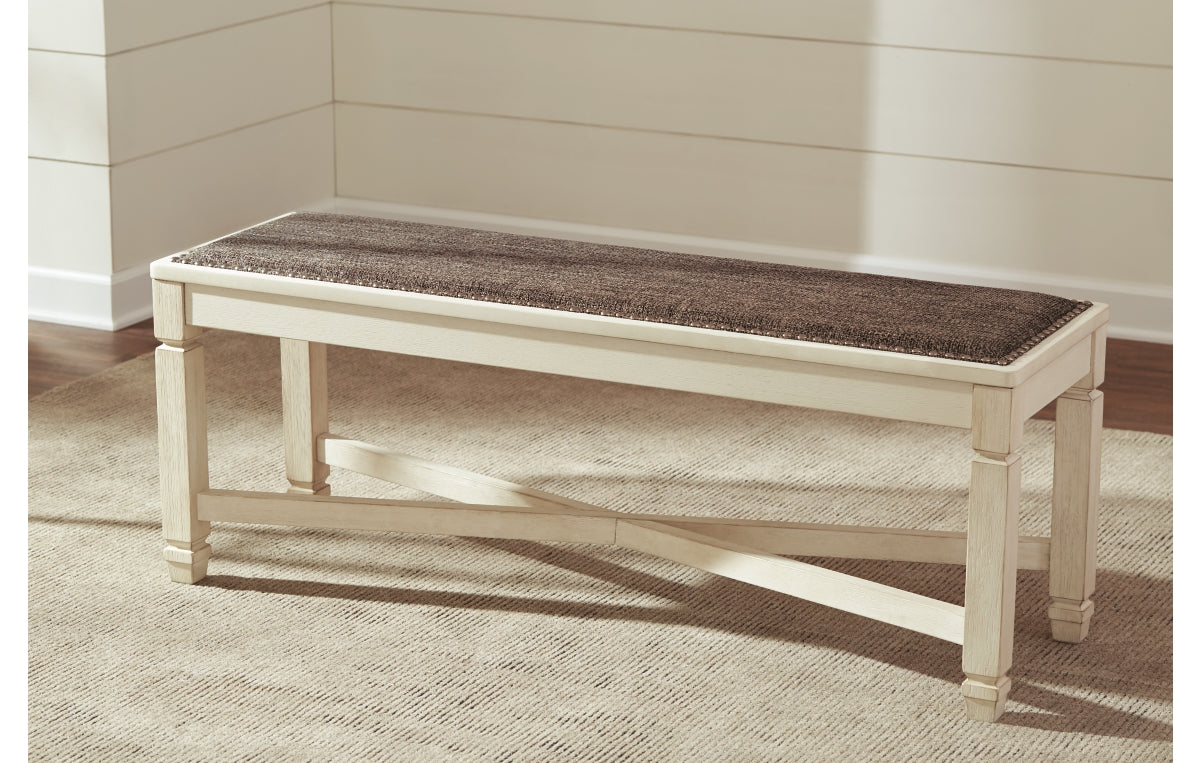 Bolanburg Dining Table and 2 Chairs and 2 Benches