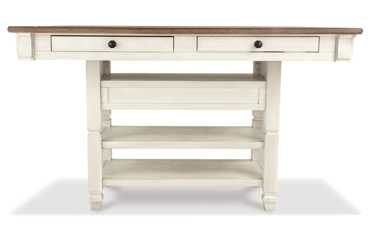 Bolanburg Counter Height Dining Table and 6 Barstools