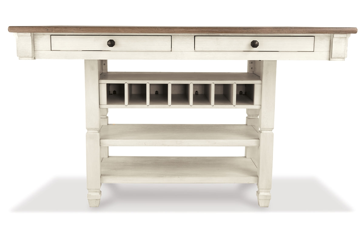 Bolanburg Counter Height Dining Table and 6 Barstools
