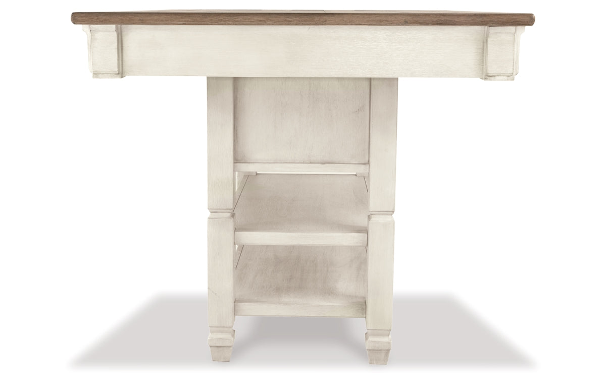 Bolanburg Counter Height Dining Table and 4 Barstools