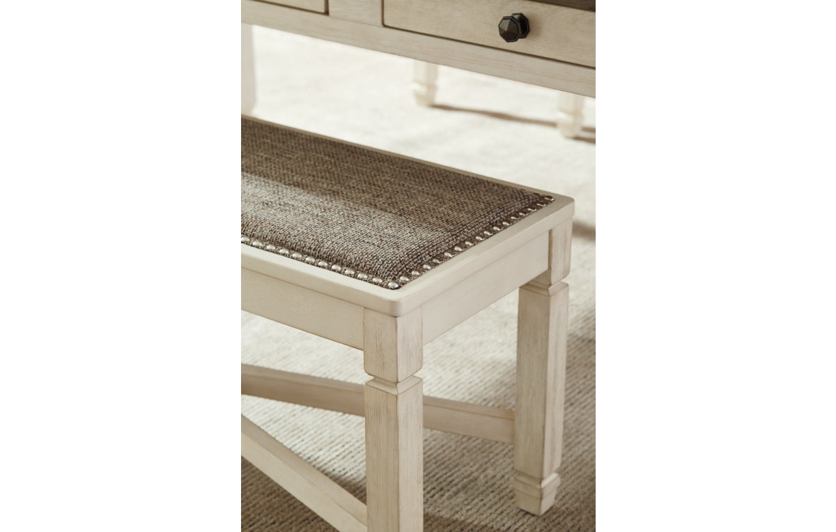 Bolanburg Dining Table and 2 Chairs and 2 Benches