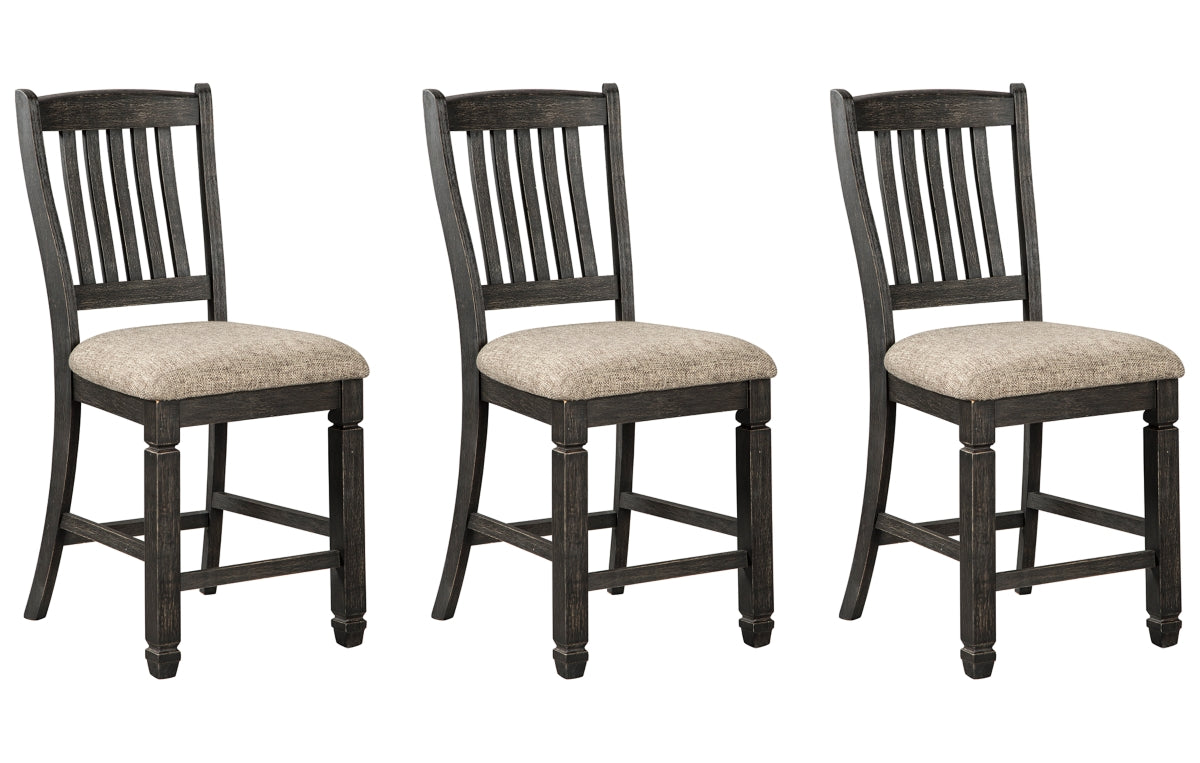 Tyler Creek Counter Height Dining Table and 4 Barstools