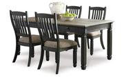 Tyler Creek Dining Table and 4 Chairs