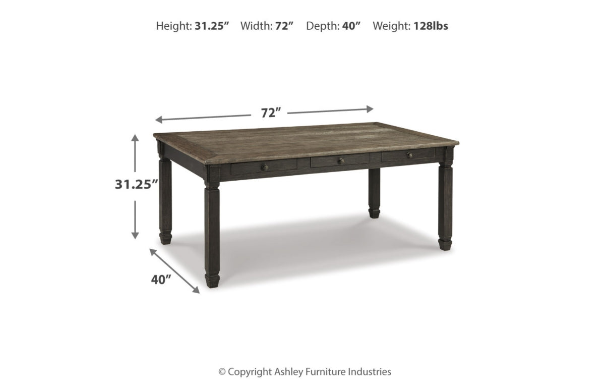 Tyler Creek Dining Table and 6 Chairs