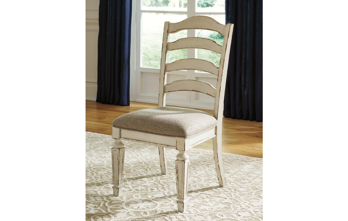 Realyn Dining Table and 4 Chairs
