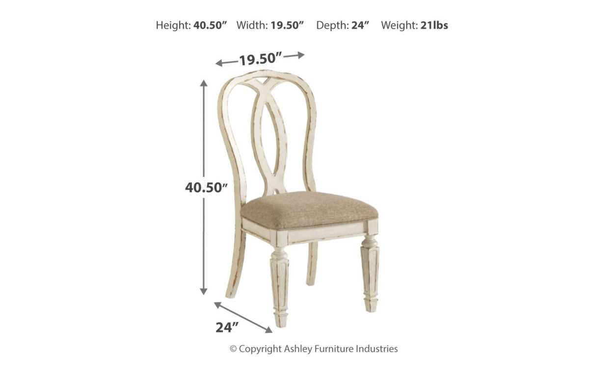 Realyn Dining Table and 6 Chairs