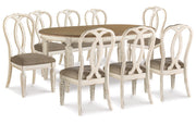 Realyn Dining Table and 8 Chairs