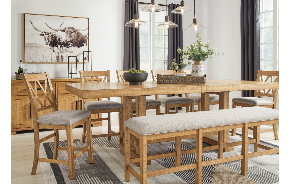 Havonplane 72" Counter Height Dining Bench