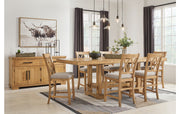 Havonplane Counter Height Dining Table and 6 Barstools