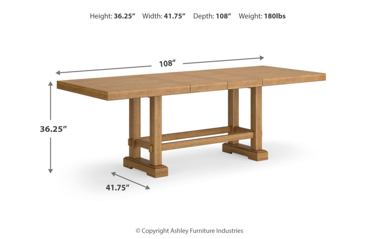 Havonplane Counter Height Dining Table and 10 Barstools