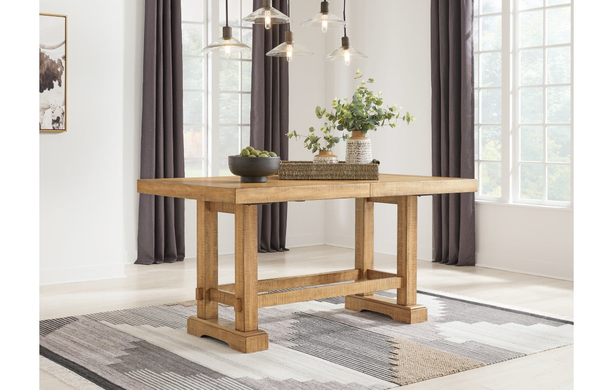 Havonplane Counter Height Dining Table and 10 Barstools