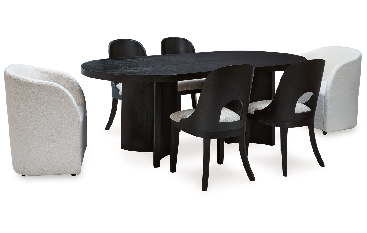 Rowanbeck Dining Table and 6 Chairs