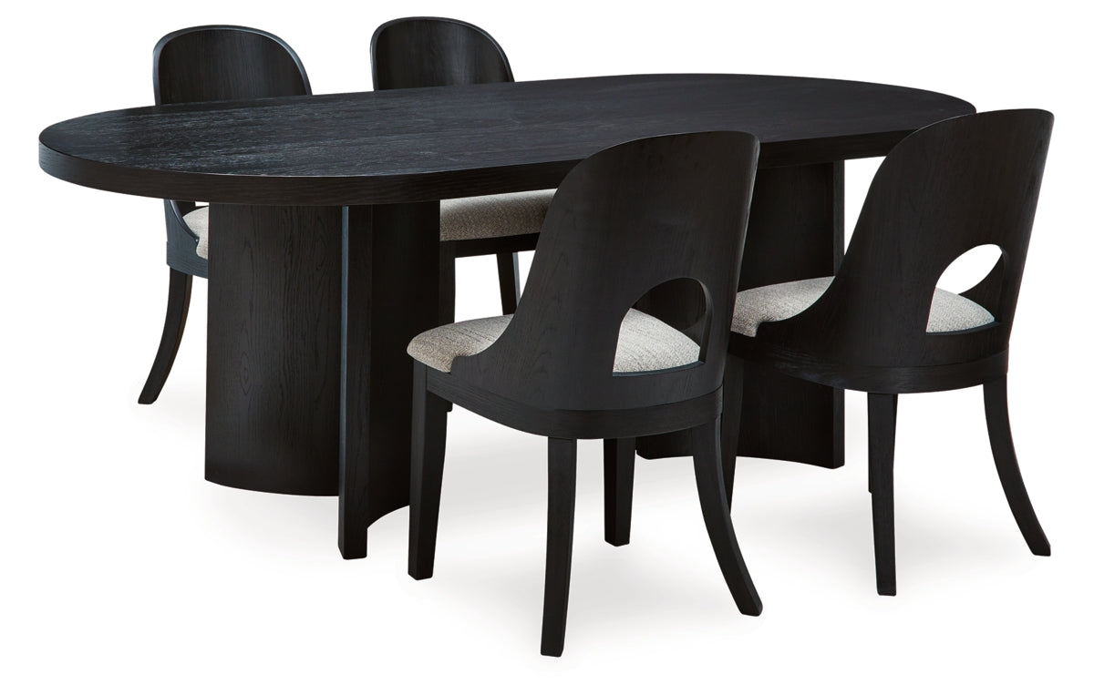 Rowanbeck Dining Table and 4 Chairs