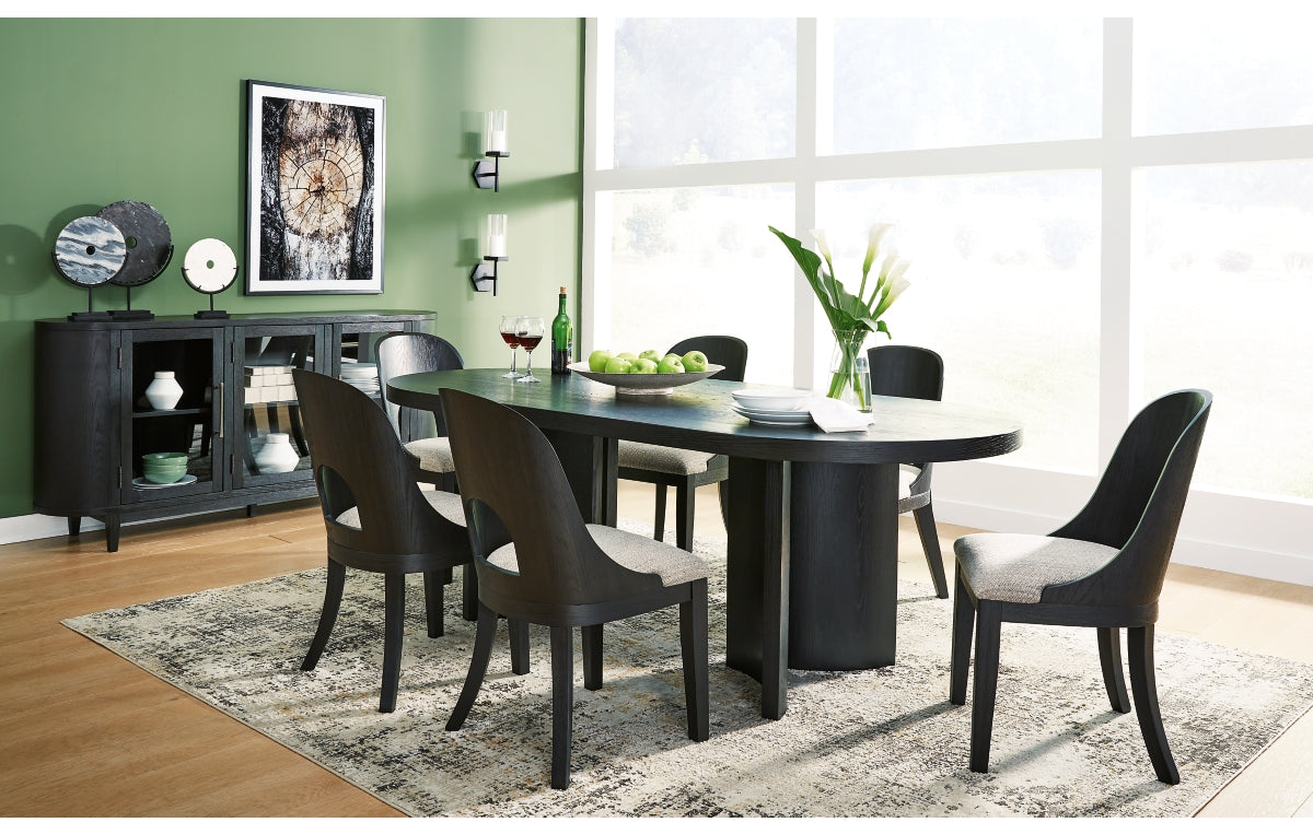 Rowanbeck Dining Table and 6 Chairs