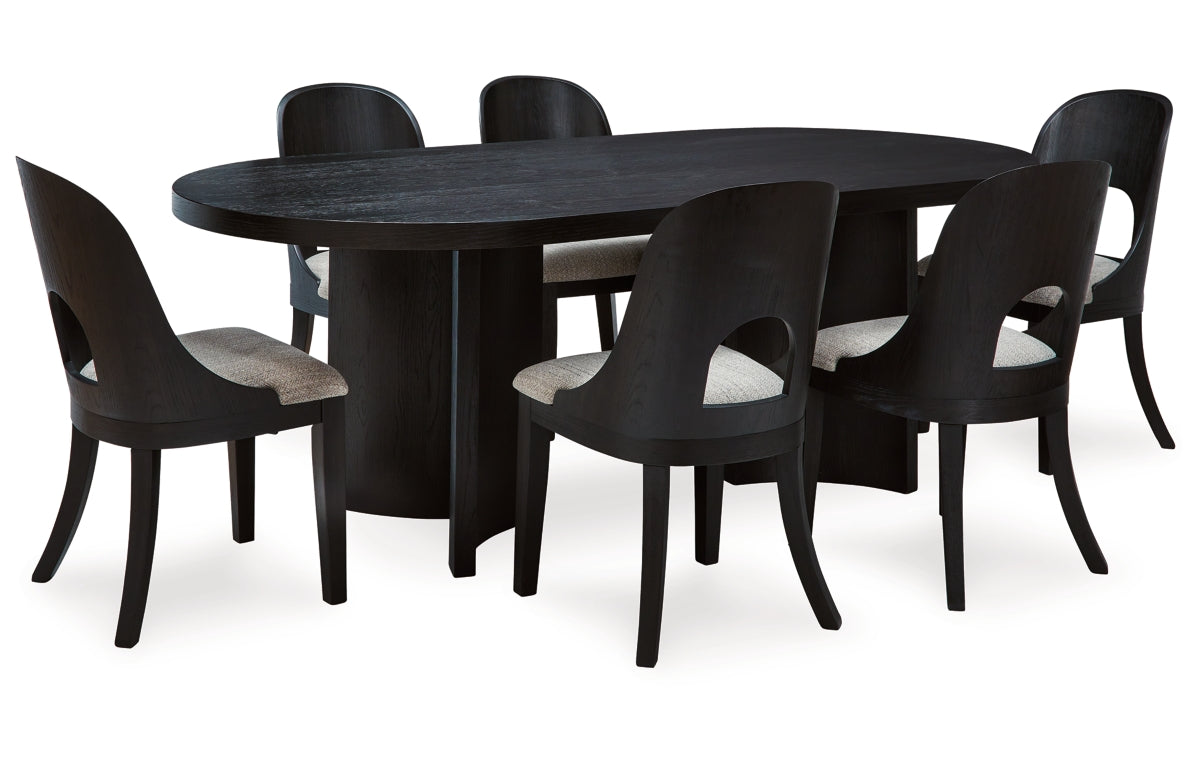 Rowanbeck Dining Table and 6 Chairs