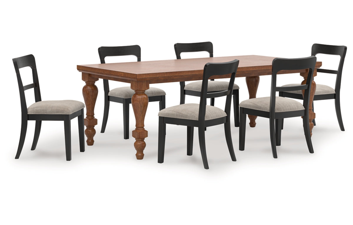 Greddinton Dining Table and 6 Chairs
