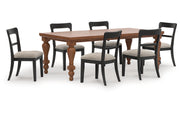 Greddinton Dining Table and 6 Chairs