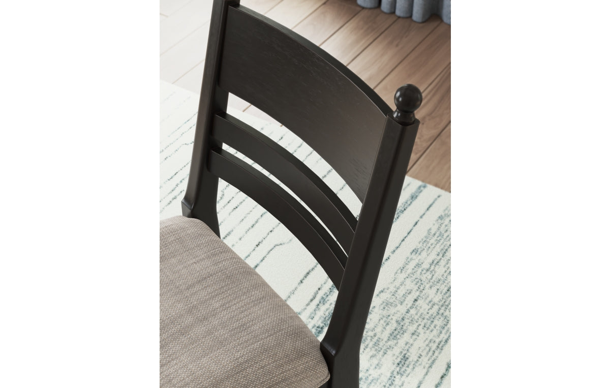 Greddinton Counter Height Dining Table and 4 Barstools