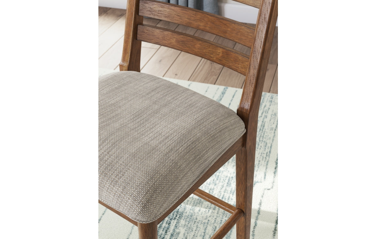 Greddinton Counter Height Dining Table and 6 Barstools