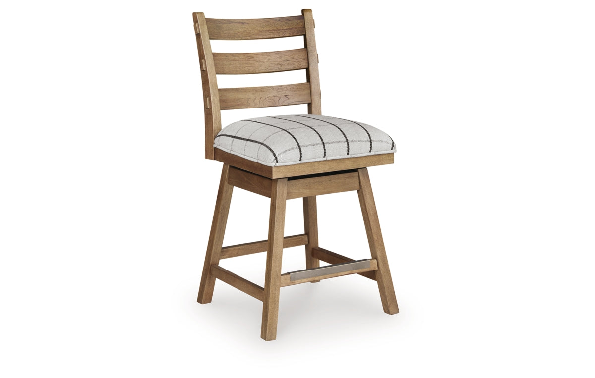 Ridgester Counter Height Swivel Barstool