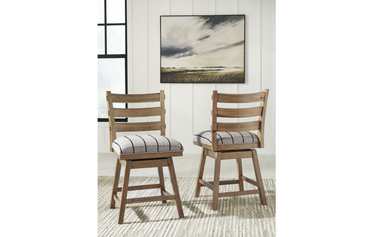 Ridgester Counter Height Swivel Barstool
