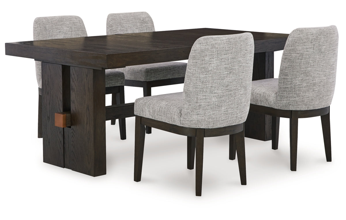 Burkhaus Dining Table and 4 Chairs