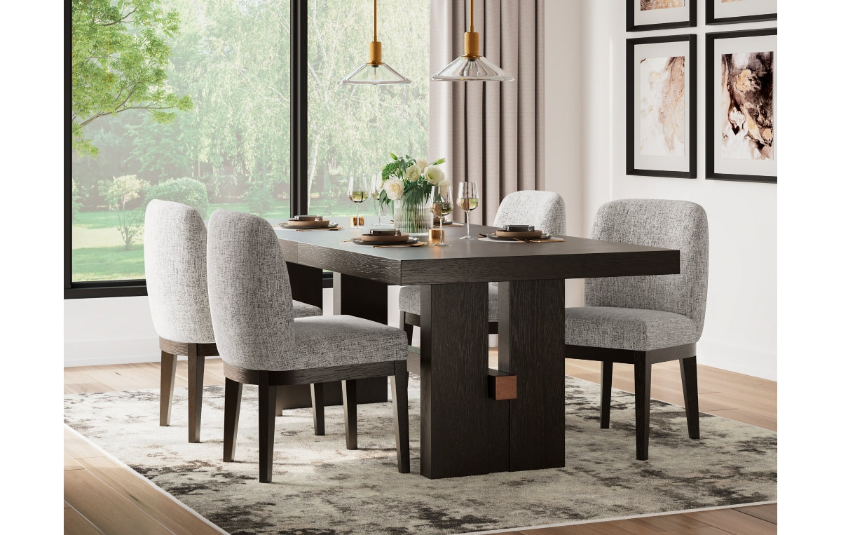 Burkhaus Dining Table and 4 Chairs