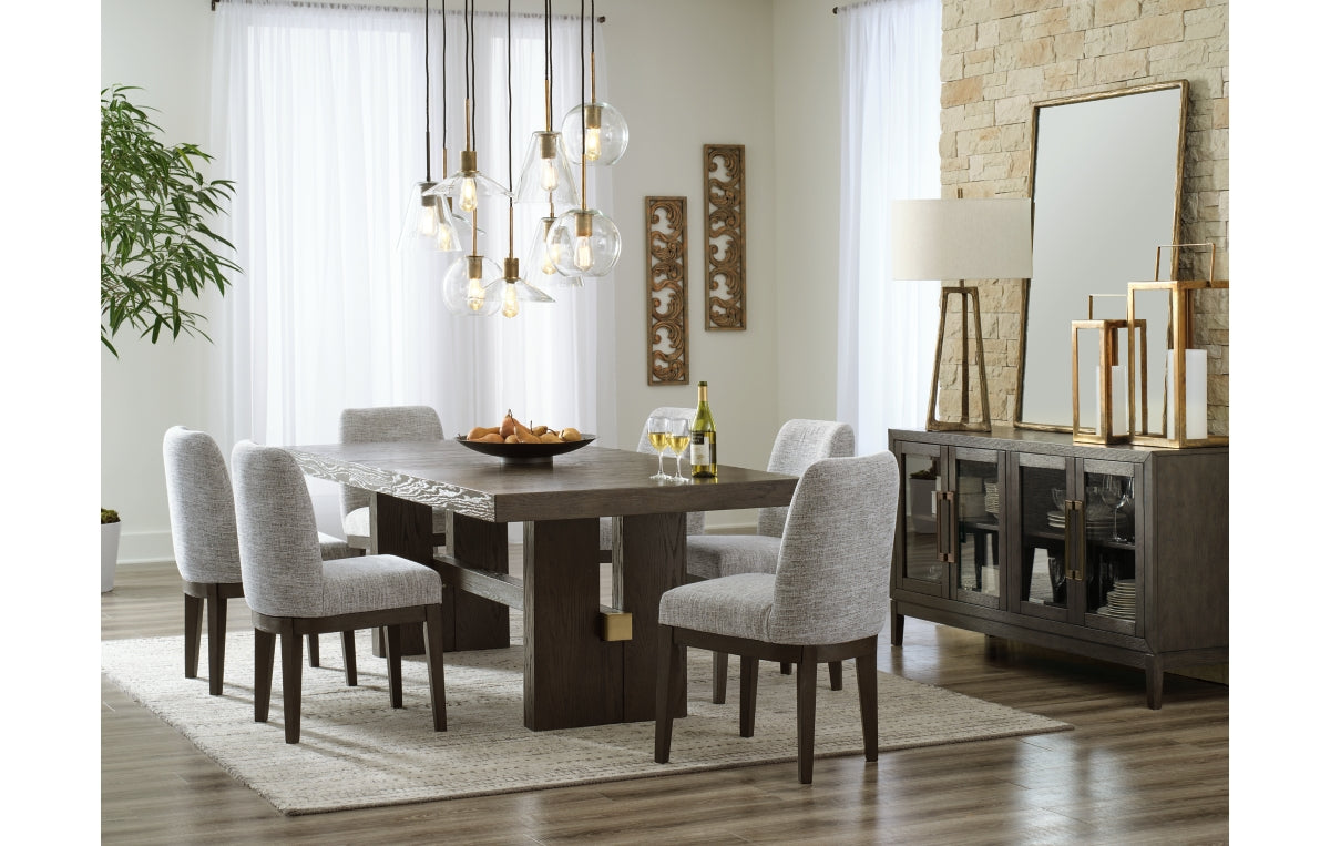 Burkhaus Dining Table and 6 Chairs