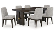 Burkhaus Dining Table and 6 Chairs