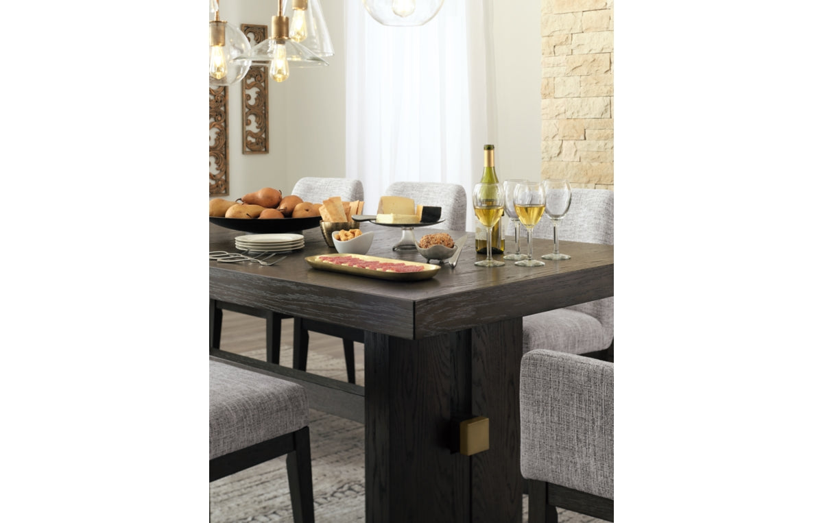 Burkhaus Dining Table and 4 Chairs