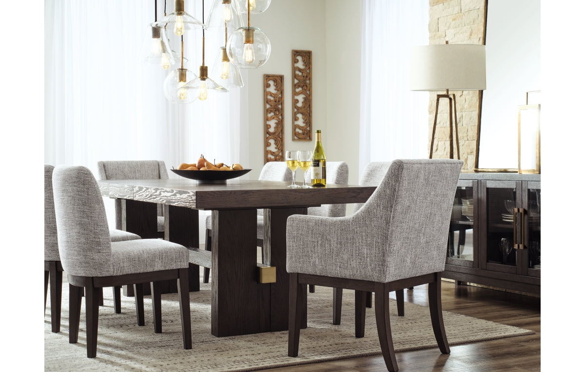 Burkhaus Dining Table and 8 Chairs