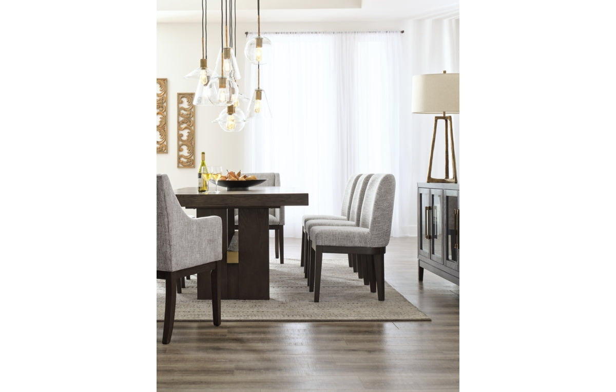 Burkhaus Dining Table and 8 Chairs