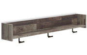 Neilsville Wall Mounted Coat Rack with Shelf