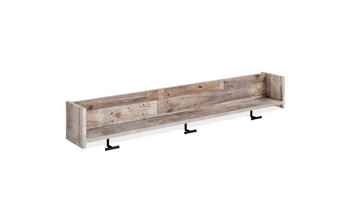 Neilsville Wall Mounted Coat Rack with Shelf