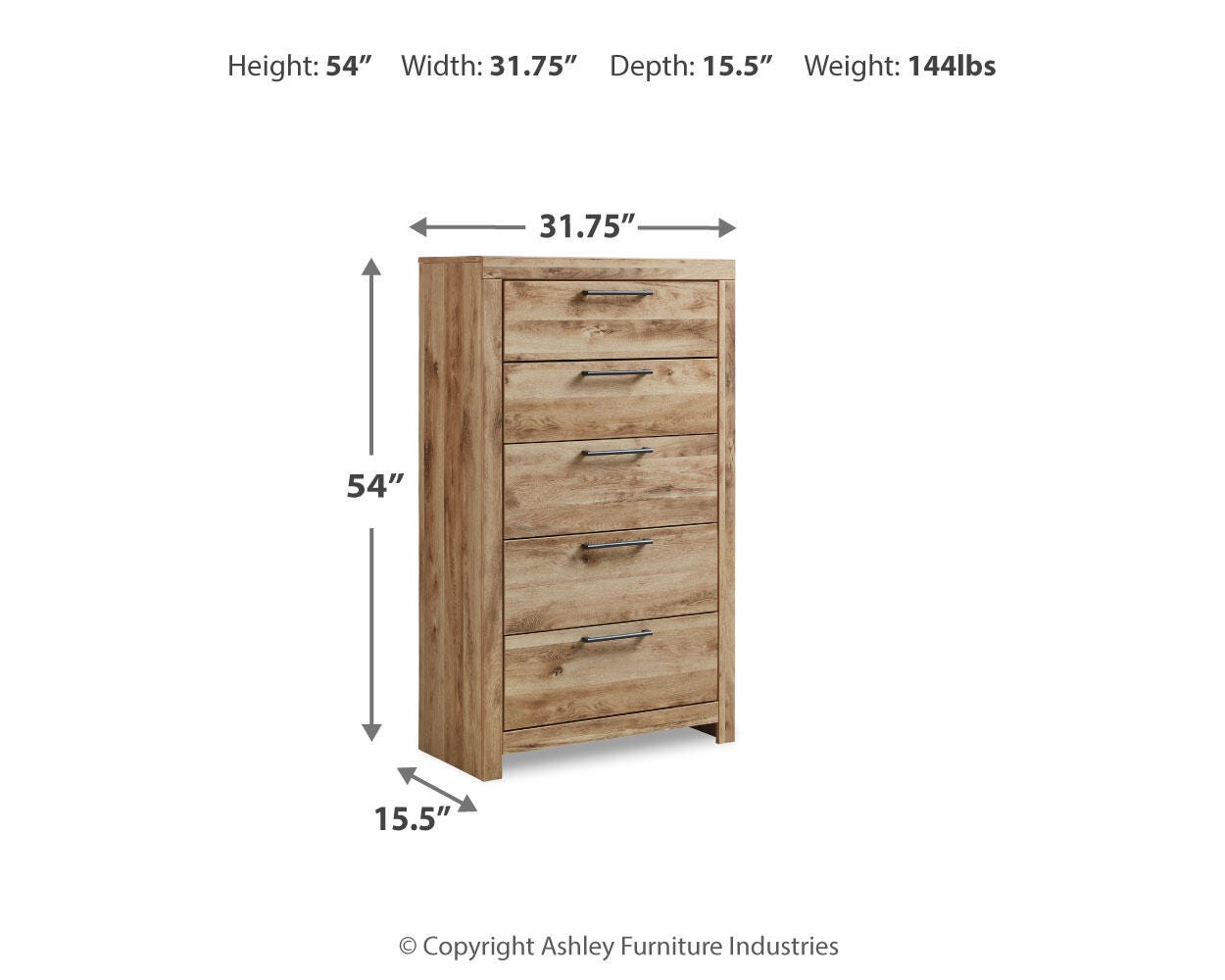 Hyanna King Panel Storage Bed with 2 Under Bed Storage Drawers, Dresser, Mirror, Chest and Nightstand
