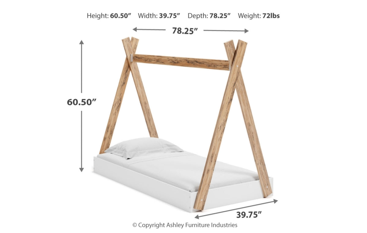 Piperton Twin Tent Complete Bed in Box
