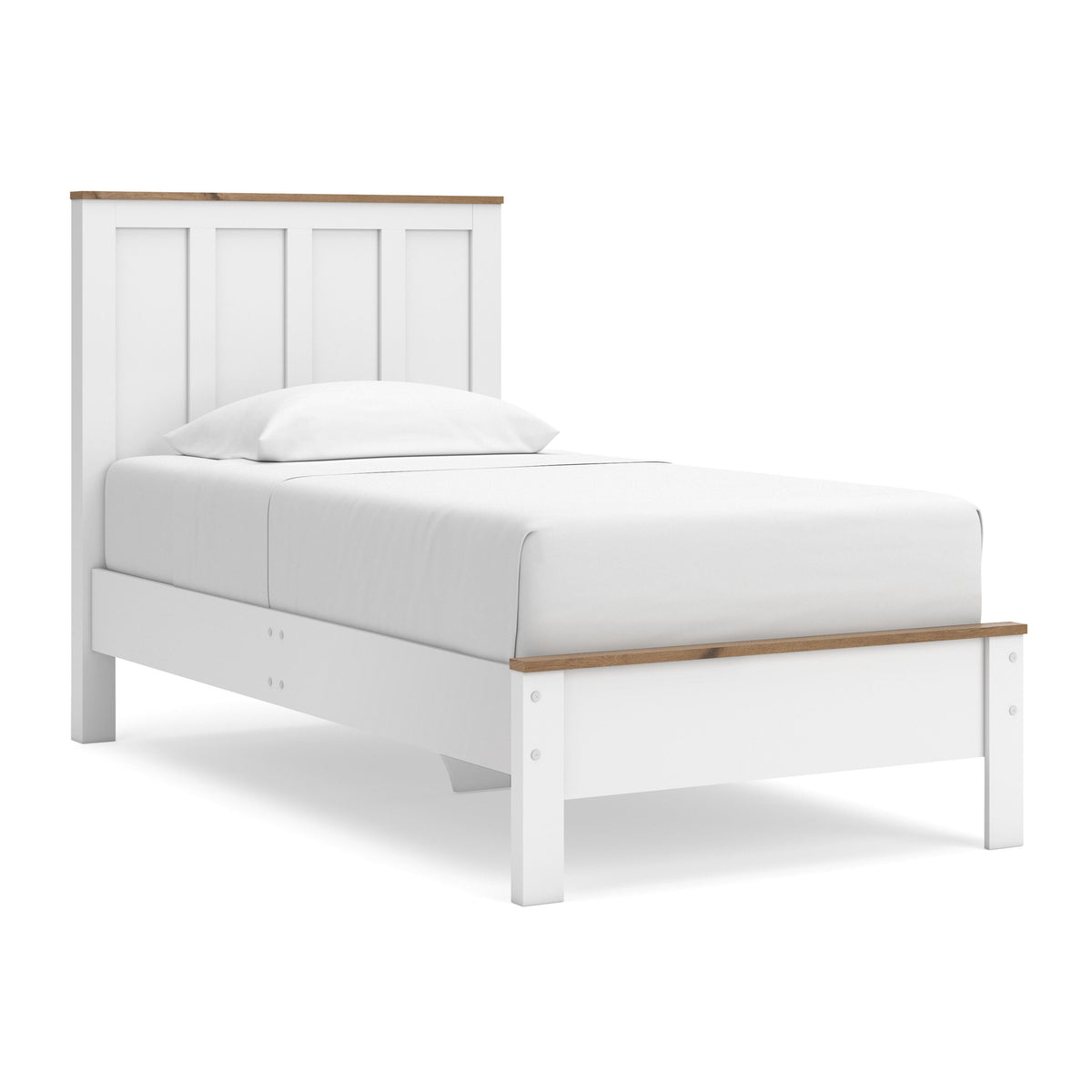 Kerisden Twin Panel Complete Bed Frame